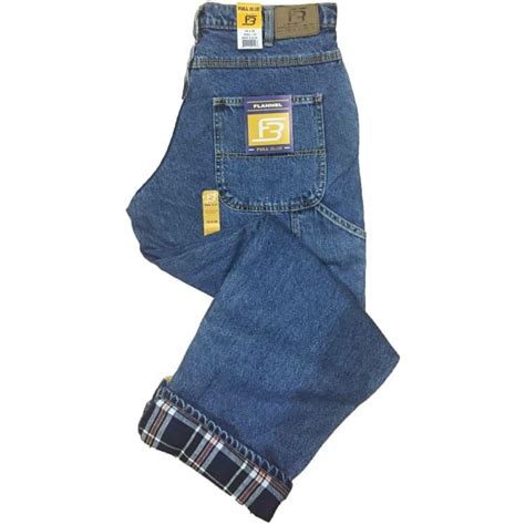 full blue flannel lined jeans|men's flannel lined jeans.